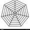 Heptagon 10 Radar Vorlage Spider Mesh Chart, Diagramm Spider 10S  Within Blank Radar Chart Template