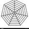 Heptagon 10 Radar Vorlage Spider Mesh Chart, Diagramm Spider 10S  Within Blank Radar Chart Template