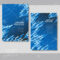 High Tech Broschüre Template Design Mit Blauen Geometrischen  Within Technical Brochure Template