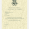 Hogwarts School Of Witchcraft And Wizardry Garrï Potter Draco  For Harry Potter Certificate Template