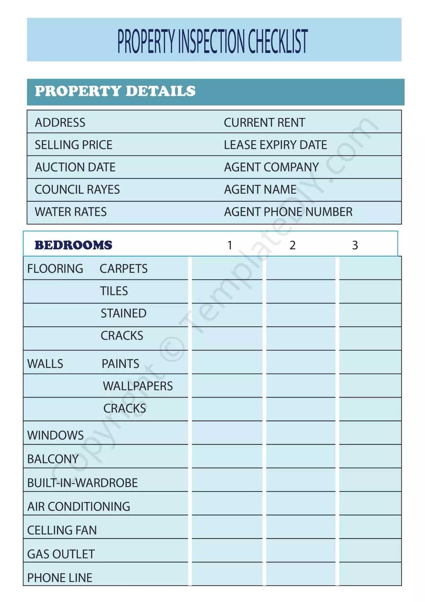 Home inspection Report Template Blank [PDF, Excel & Word] In Home Inspection Report Template