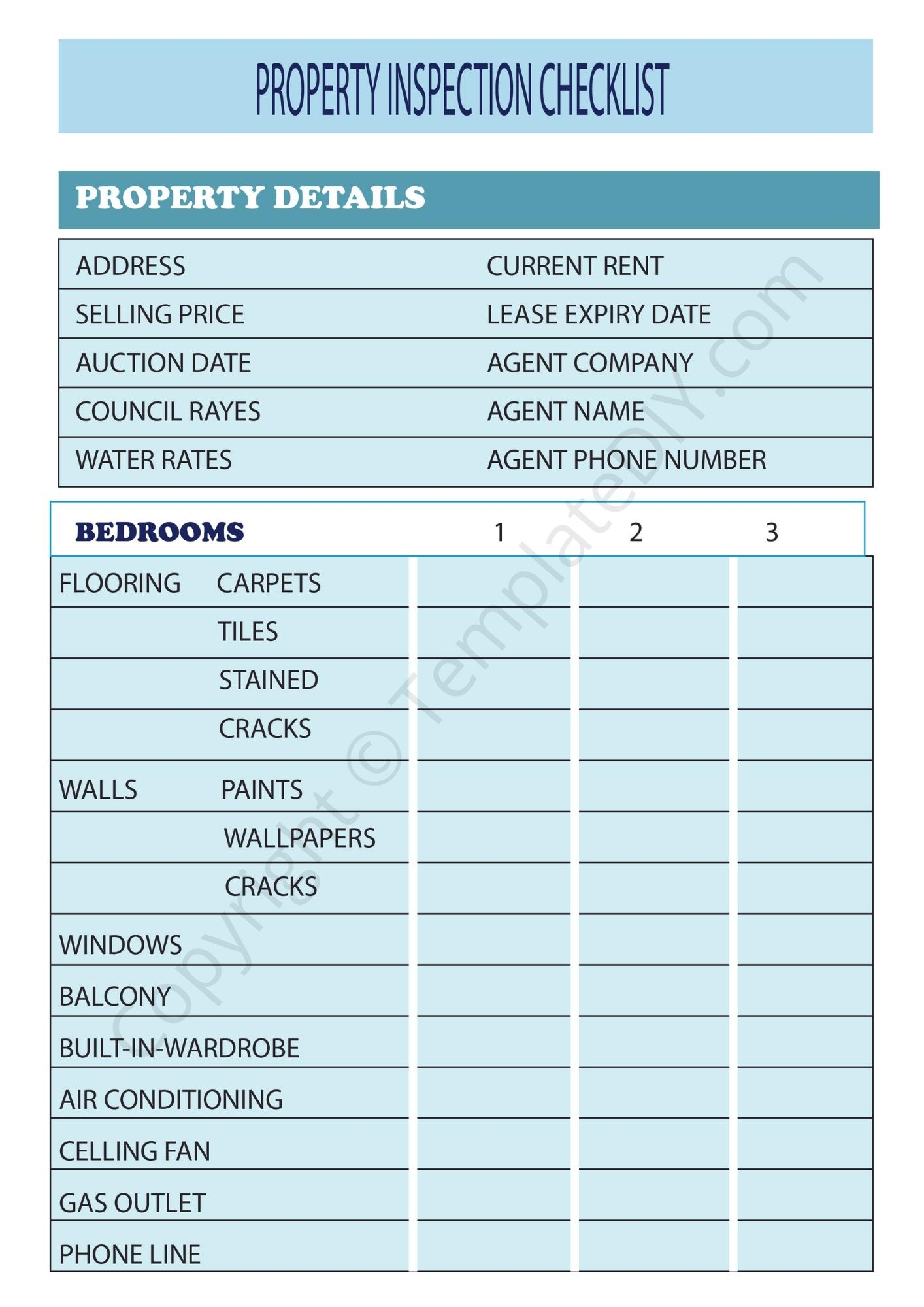 Home inspection Report Template Blank [PDF, Excel & Word] Throughout Home Inspection Report Template Pdf