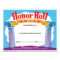 Honor Roll Award Colorful Classics Certificates Pertaining To Honor Roll Certificate Template