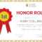 Honor Roll Certificate Design Template In PSD, Word, Publisher  Intended For Honor Roll Certificate Template