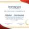 Horizontal Certificate Template,diploma,a10 Size ,vector Royalty  With Regard To Certificate Template Size