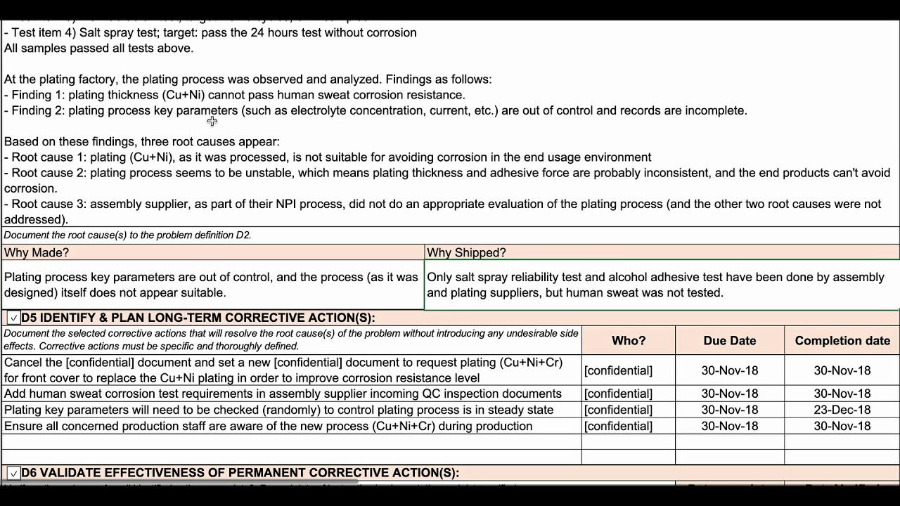 How to complete an 10D report? [10D template walkthrough] Intended For 8D Report Template Xls