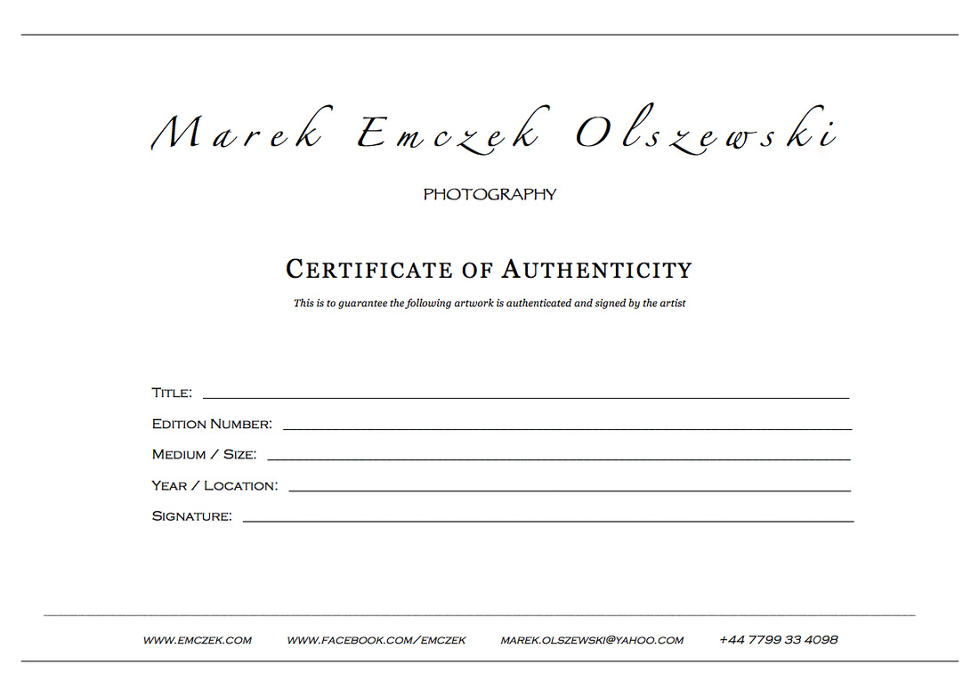 How To Create A Certificate Of Authenticity For Your Photography Throughout Certificate Of Authenticity Photography Template