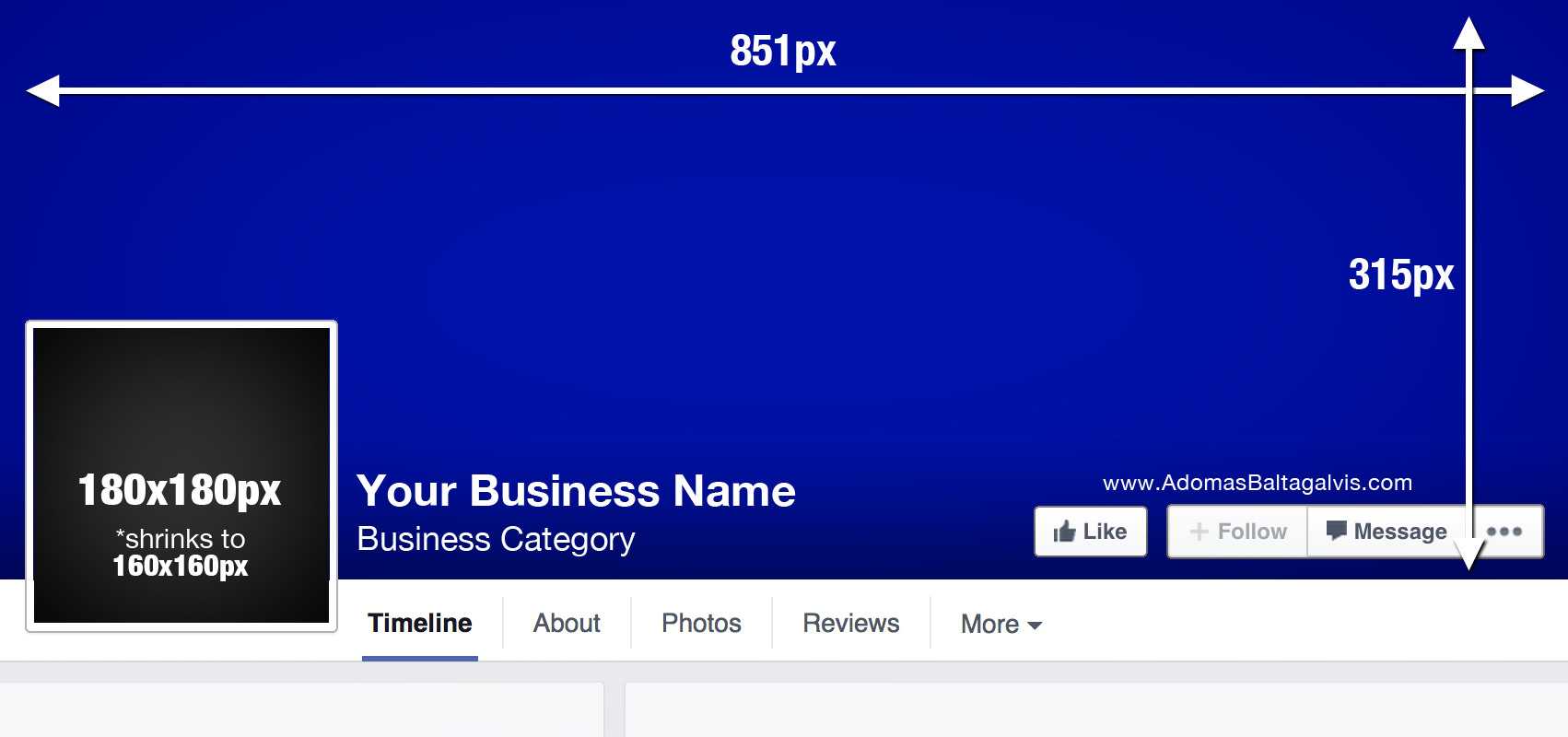 How To Create A Seamless Facebook Cover Photo And Profile Picture  Within Facebook Banner Size Template