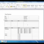 How To Create An Expense Report In Microsoft Word 10 Within Microsoft Word Expense Report Template