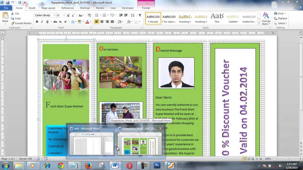 How To Create Brochure Using Microsoft Word Within Few Minutes In Brochure Templates For Word 2007