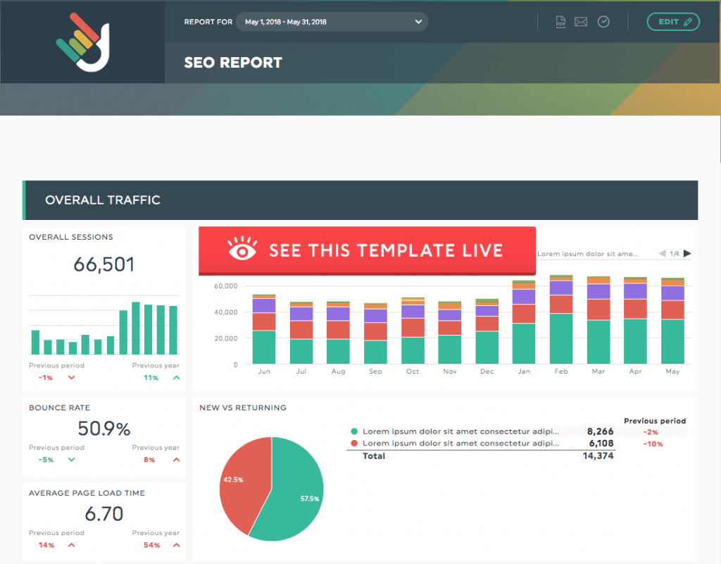 How To Create The Ultimate SEO Report For Your Clients With Regard To Seo Report Template Download