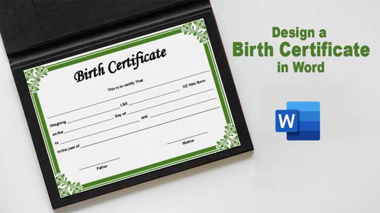 HOW TO CREATE A BIRTH CERTIFICATE IN MICROSOFT WORD visual data 4