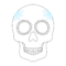 How To Draw A Sugar Skull Step By Step For Blank Sugar Skull Template