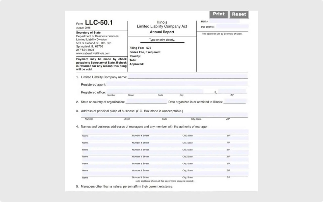 How To File An LLC Annual Report  SimplifyLLC For Llc Annual Report Template