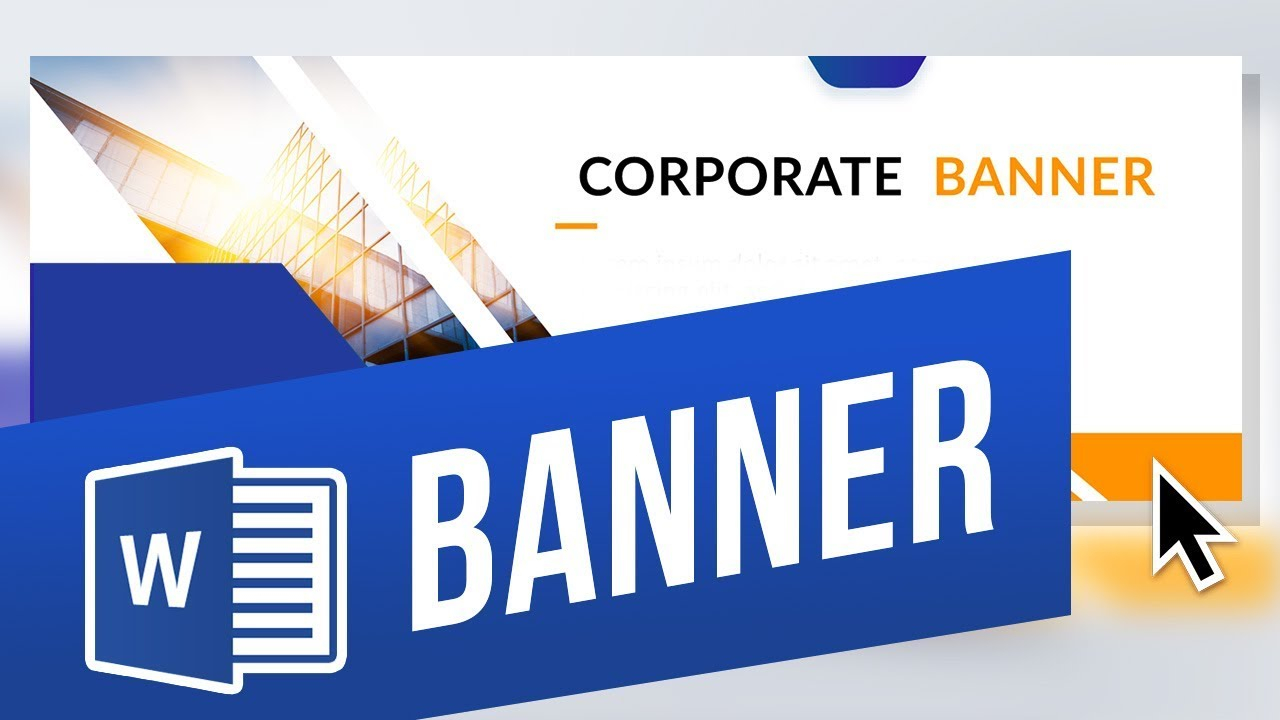 How To Make A Banner In Word In Microsoft Word Banner Template