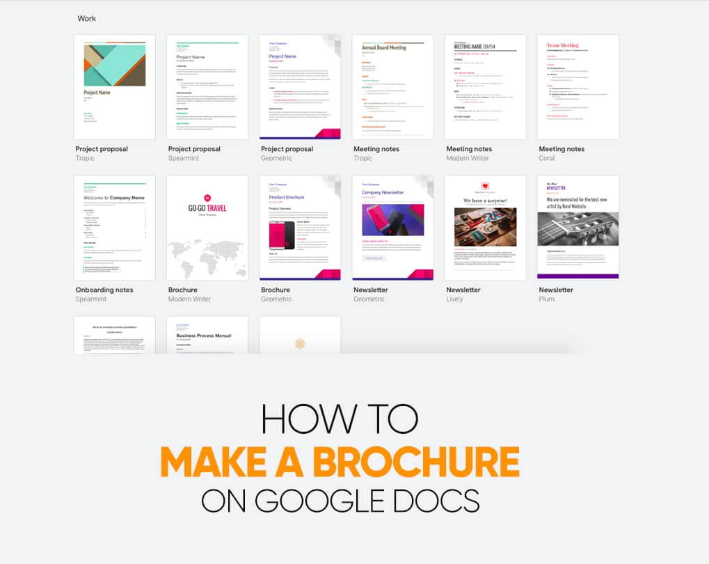 How to Make a Brochure on Google Docs - Simplest Ways Intended For Google Docs Travel Brochure Template