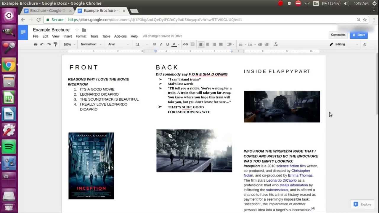 How To Make A Brochure On Google Docs Throughout Travel Brochure Template Google Docs