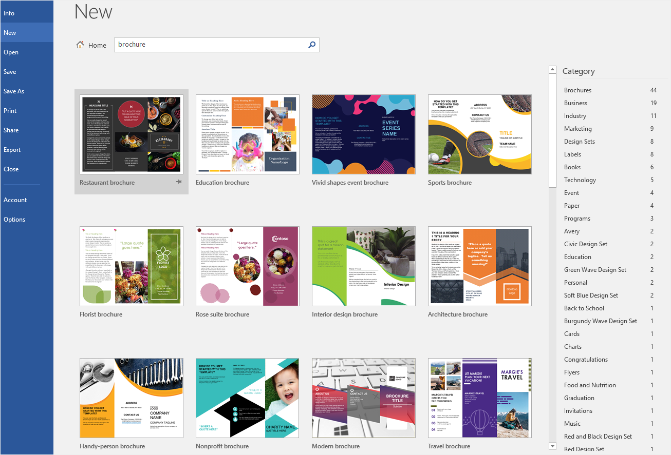 How to Make a Brochure on Word  EdrawMax Online With Brochure Template On Microsoft Word