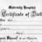 How To Make A Fake Birth Certificate For Free Within Novelty Birth Certificate Template