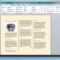 How To Make A Tri Fold Brochure In Microsoft® Word In Ms Word Brochure Template
