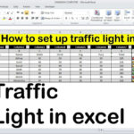 How To Set Up Traffic Light In Microsoft Excel Intended For Stoplight Report Template