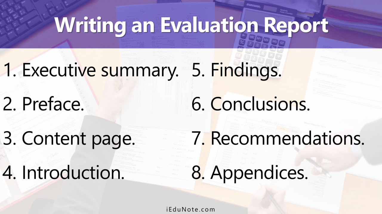 How to Write an Evaluation Report Inside Evaluation Summary Report Template How to Write an Evaluation Report Inside Evaluation Summary Report Template