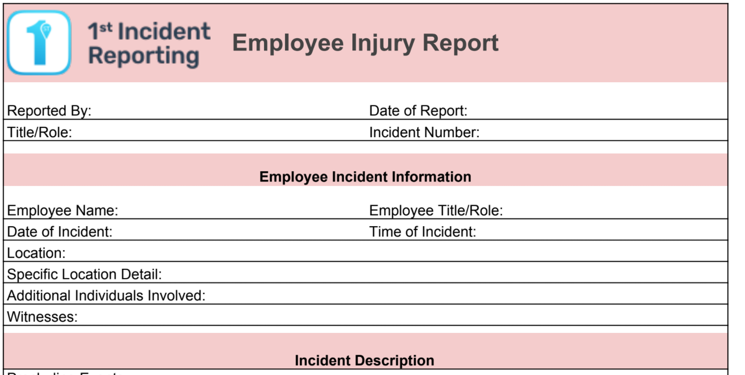 How To Write An Incident Report In 10 Steps (Complete Guide For  With Regard To Ohs Incident Report Template Free