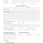 How To Write An Incident Report [+ Templates] – Venngage In Customer Incident Report Form Template