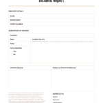 How To Write An Incident Report [+ Templates] – Venngage Inside Ir Report Template