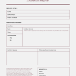 How To Write An Incident Report [+ Templates] – Venngage Intended For Incident Report Book Template