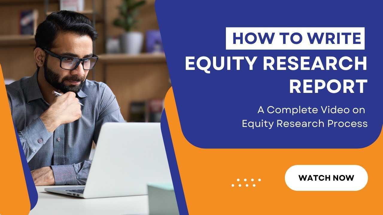 How To Write Equity Research  Step By Step Video On Equity Research  Process  FinanceWalk With Regard To Equity Research Report Template