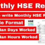 How To Write Monthly HSE Report  Monthly Safety Report In Hindi  HSE  STUDY GUIDE For Hse Report Template
