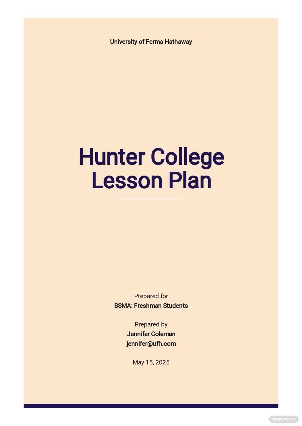 Hunter College Lesson Plan Template – Google Docs, Word, Apple  Pertaining To Madeline Hunter Lesson Plan Template Blank