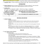 IB Chemistry Lab Report Format For Ib Lab Report Template