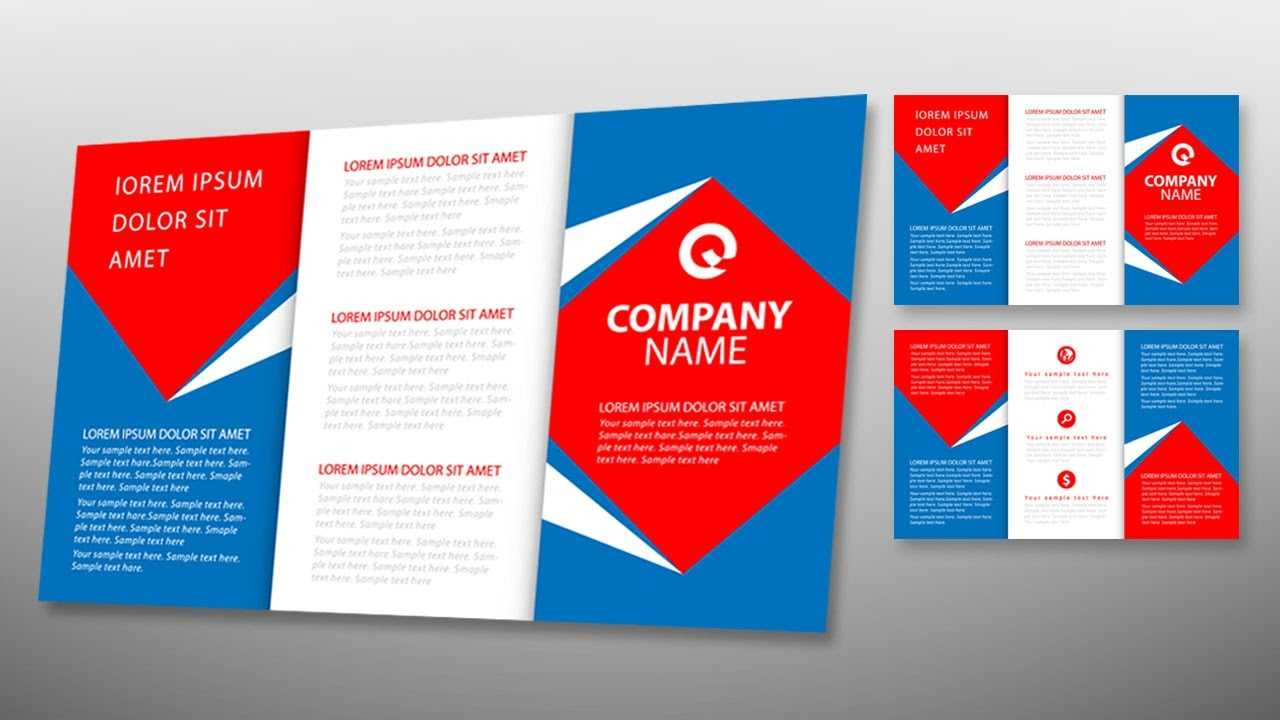 Illustrator Tutorial – Tri Fold Brochure Design Template Throughout Tri Fold Brochure Ai Template