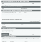 INCIDENT REPORT Accident Injury Form Printed From £10 Within Incident Report Template Uk