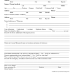 Incident Report – Fill Online, Printable, Fillable, Blank  PdfFiller With Incident Report Form Template Doc