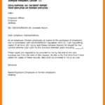 Incident Report Letter – 10+ Examples, Format, Pdf  Examples Intended For Ir Report Template