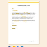 Incident Report Letter In Office Template – Google Docs, Word  Inside Office Incident Report Template