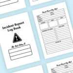 Incident Report Log Book Interior