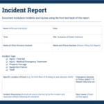 Incident Report Samples To Help You Describe Accidents – Safesite For Ir Report Template