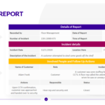 Incident Report Template  Injury, Accident, Disaster PPT Slides Throughout Incident Summary Report Template