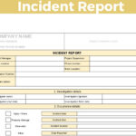 Incident Report Template PROJECT MANAGEMENT – Etsy UK In Incident Report Template Uk