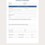 Incident Report Templates – Format, Free, Download  Template