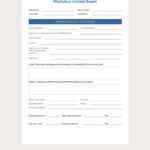 Incident Report Templates – Format, Free, Download Template