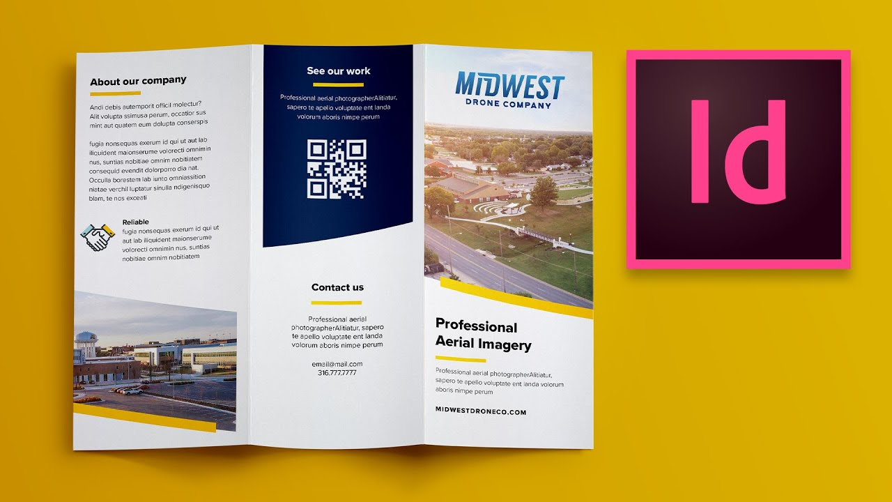 Indesign Tutorial: Creating a Trifold Brochure in Adobe Indesign Throughout Adobe Indesign Tri Fold Brochure Template