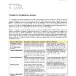 Industry Analysis – 10+ Examples, Format, Pdf  Examples With Company Analysis Report Template