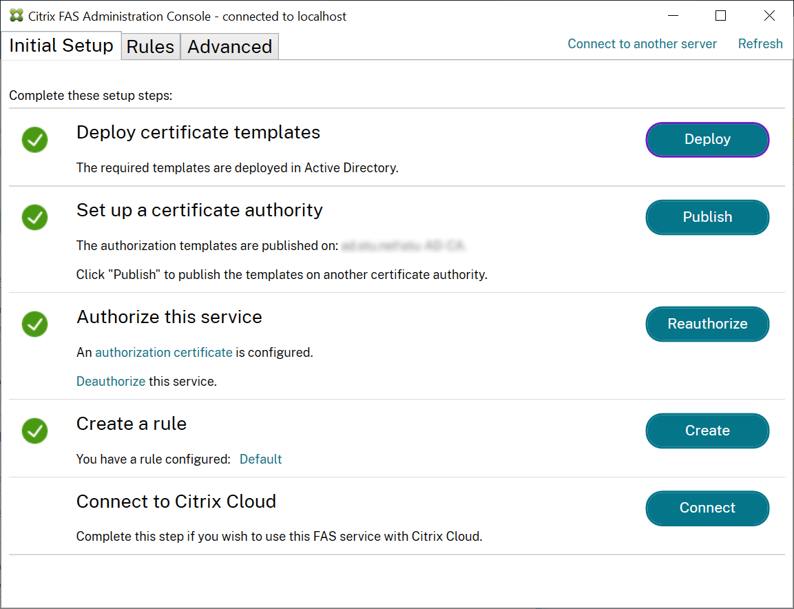 Install and configure Federated Authentication Service With No Certificate Templates Could Be Found Install and configure Federated Authentication Service With No Certificate Templates Could Be Found