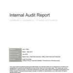 Internal Audit Report – 10+ Examples, Format, Pdf  Examples With Regard To Internal Control Audit Report Template