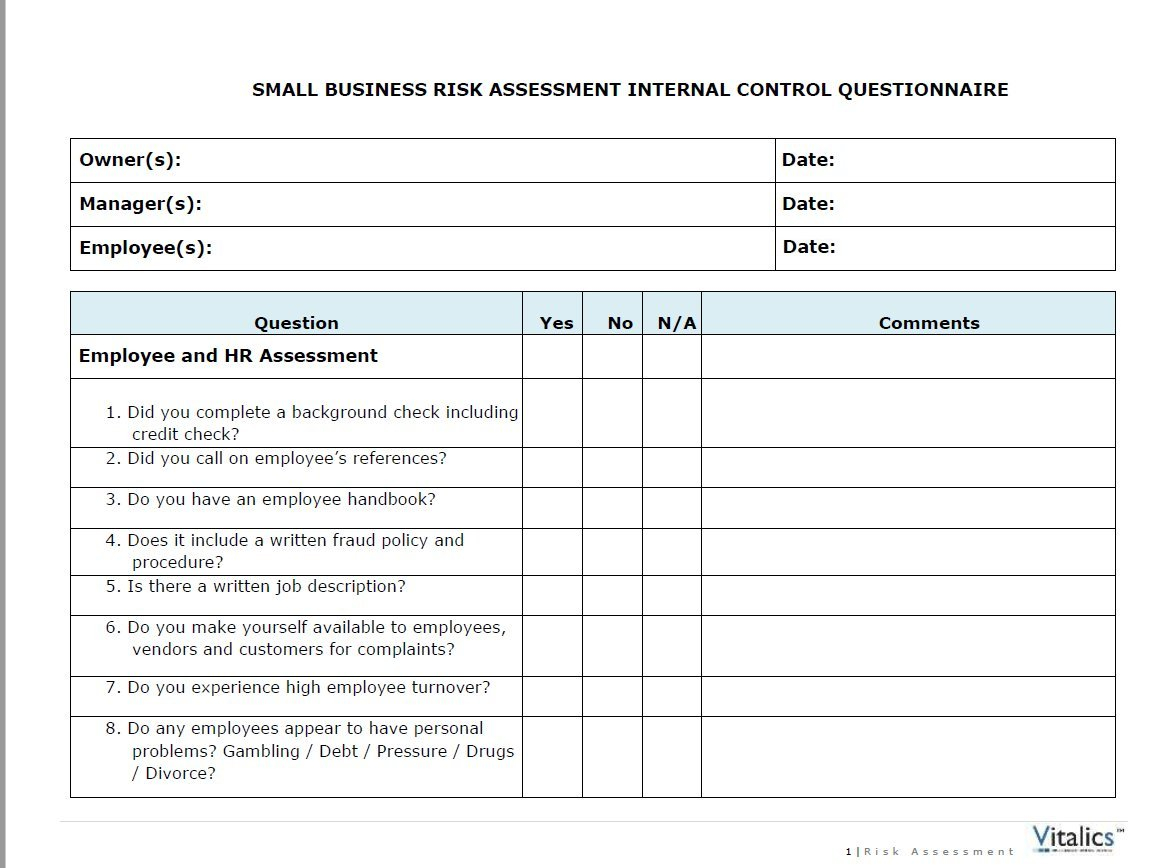 Internal Control Audit Report Templates for Auditors - by Vitalics For Internal Control Audit Report Template